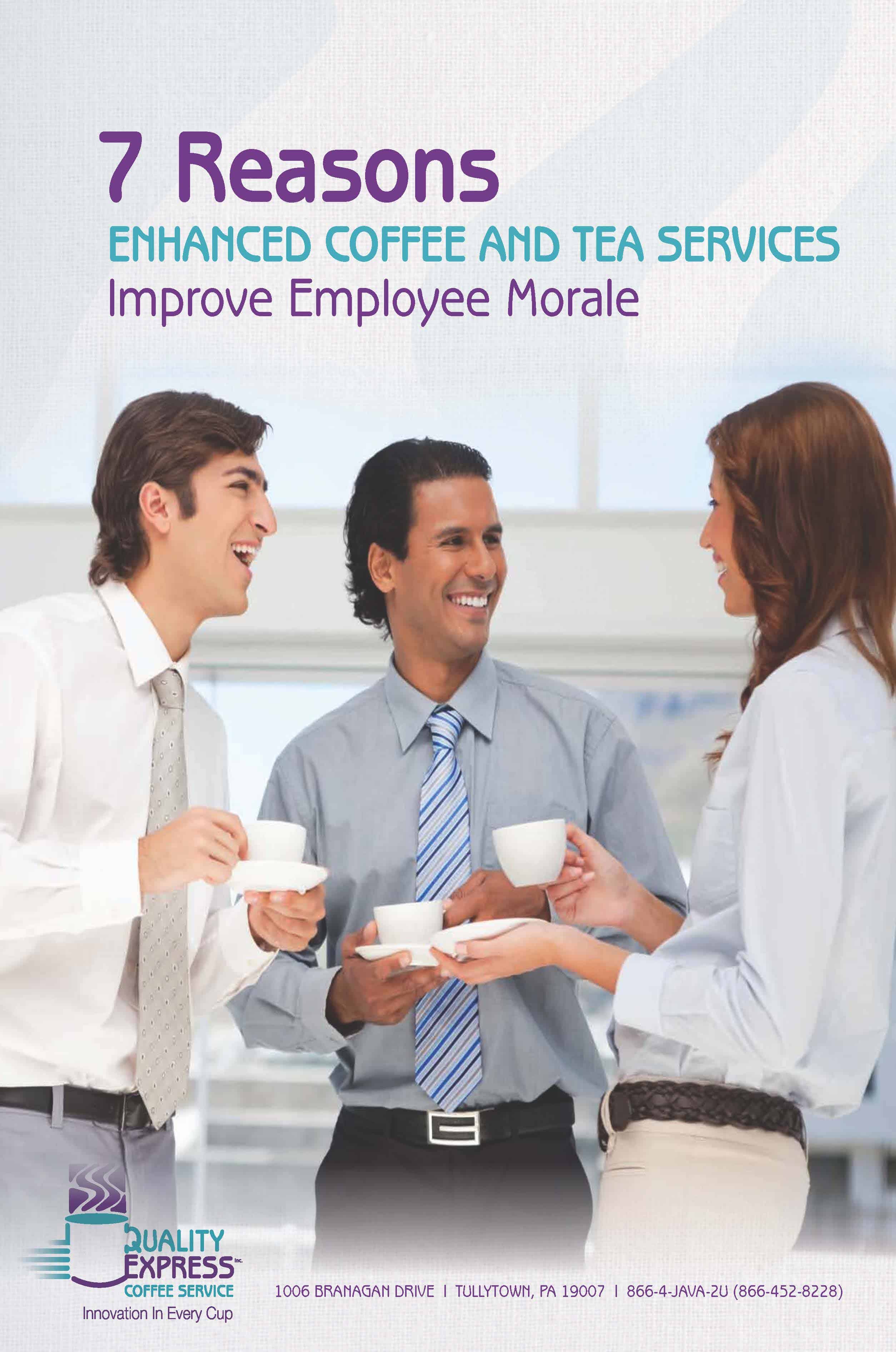 coffee services improve employee morale